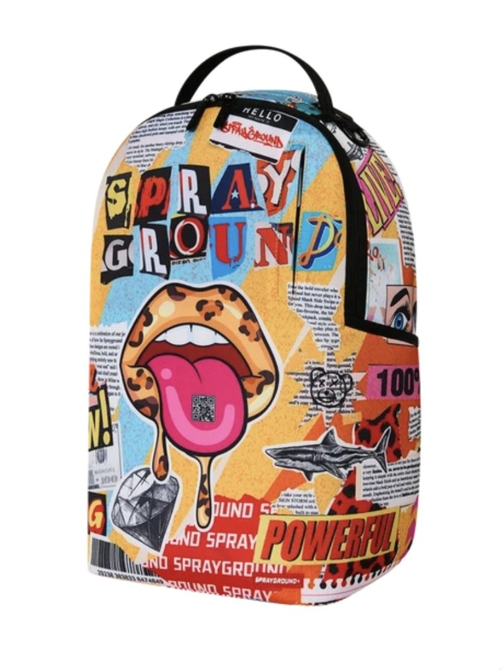 Sprayground Collage Of Fun Backpack - Picture 5 of 10